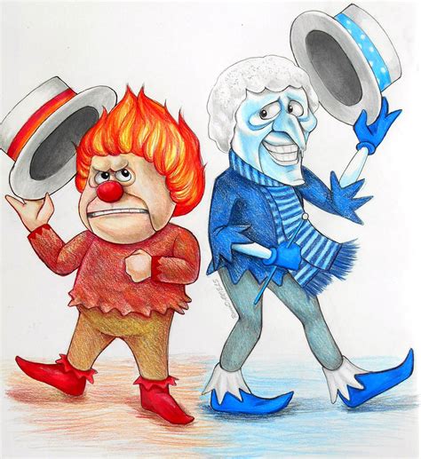 Heat Miser and Snow Miser (gift) by RavenDANIELS on DeviantArt