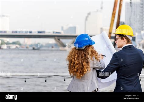 Developer Servey Planning Structure Construction Concept Stock Photo ...