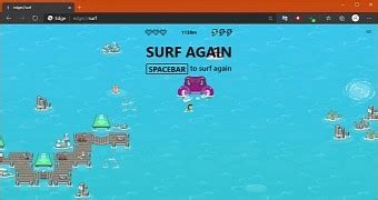 How to Play the Hidden Surfing Game in Microsoft Edge