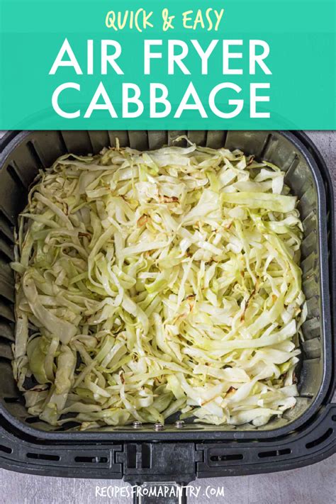 Air Fryer Cabbage - Recipes From A Pantry