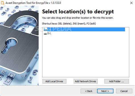 Avast Decryption Tool for EncrypTile Ransomware 1.0.0.737 - Download, Review, Screenshots