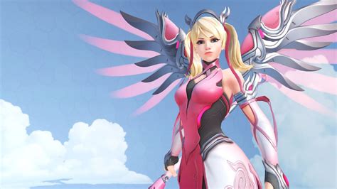 Overwatch's Pink Mercy skin costs $15, proceeds go to charity | PC Gamer