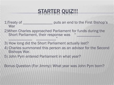 PPT - The Opening Stages of Long Parliament 1640-1642 PowerPoint ...