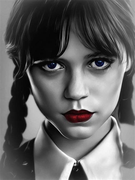 Wednesday Addams Art Drawings Sketches Pencil, Cool Art Drawings, Wednesday Addams Tattoo ...