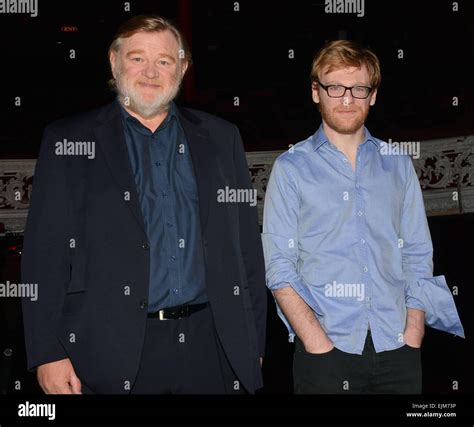 Brendan Gleeson and son Brian Gleeson at The Olympia Theatre to Stock ...