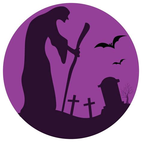 Graveyard halloween festival beautiful illustration 23155296 Vector Art at Vecteezy