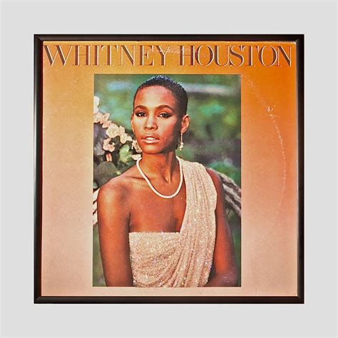 Glittered Whitney Houston Album by michel328 on Etsy