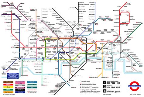 Piccadilly Line London Map