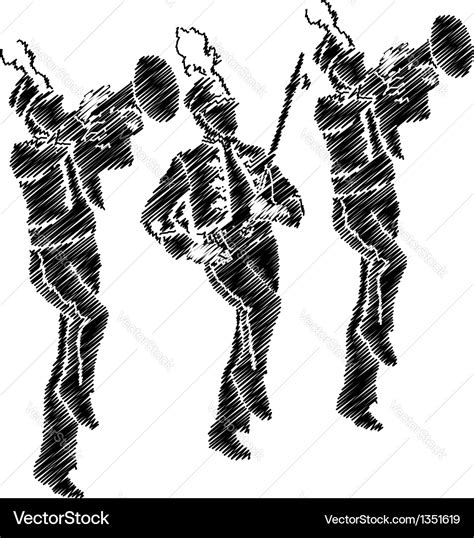 Marching band Royalty Free Vector Image - VectorStock