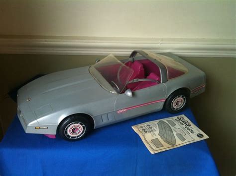 VINTAGE 1980'S BARBIE 1983 SILVER CORVETTE in box NICE! | 1980s barbie ...