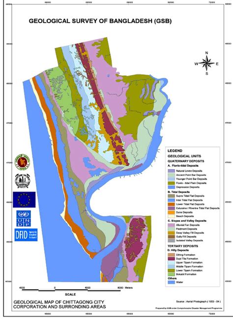 4. Geological map of CCC and its surrounding areas | Download ...