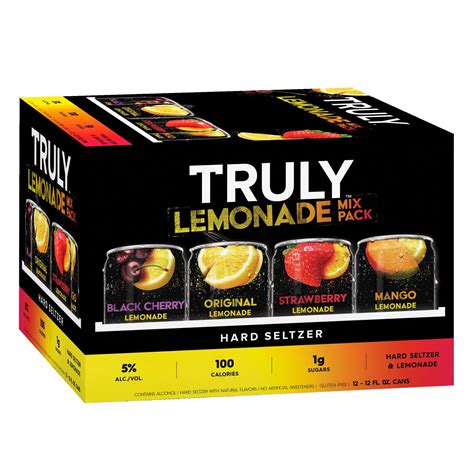 Truly Truly Lemonade Variety 12 Pack - The Hut Liquor Store