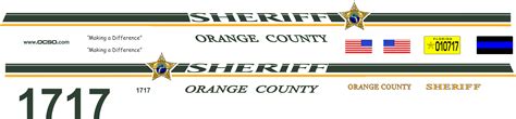 1/24-1/25 Orange County, Florida Sheriff's Department waterslide decal – JNS DECALS