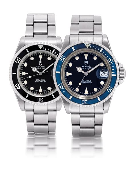 TUDOR, SUBMARINER, REF. 79090 REF. 79190 SET OF TWO STAINLESS STEEL ...