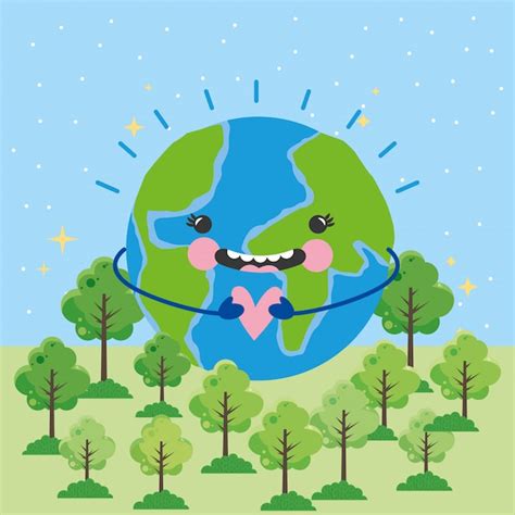 Premium Vector | Go green earth day