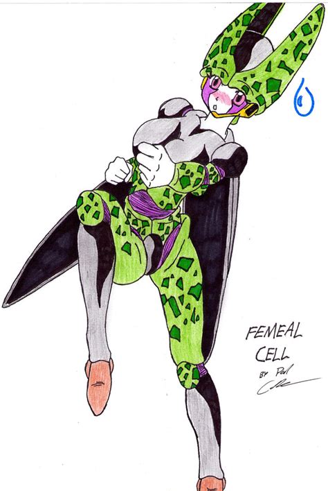 DBZ FEMALE CELL by Side-Shiffter on DeviantArt