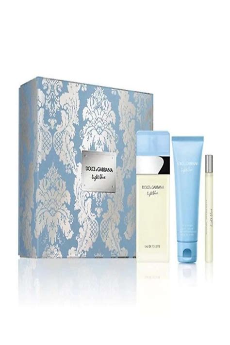 Dolce & Gabbana Light Blue Gift Set is a fresh, cooling pack of all you need to refresh ...