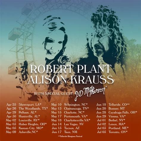 Robert Plant And Alison Krauss Announce U.S. Tour – Metal Anarchy