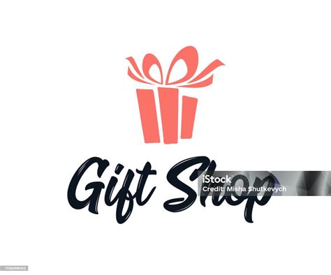 Simple Logo Illustration For Gift Shop Logo Design Emblem Design ...