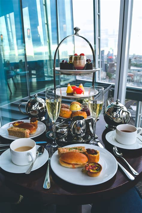 Tea-rrific Champagne Afternoon Tea at Aqua Shard • Svadore