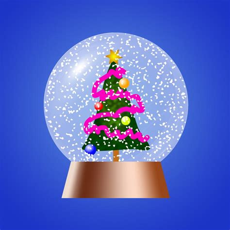 Free Stock Photo 9308 christmas tree snow globe | freeimageslive