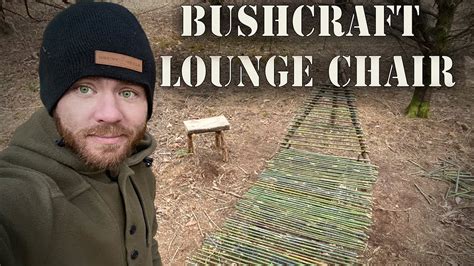 Survival Furniture, Building a Primitive Lounge Chair - HD VDEO