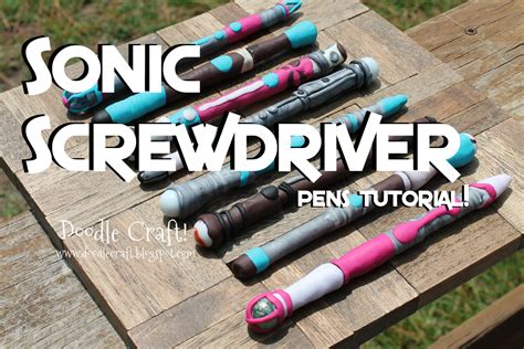 Doodlecraft: Doctor Who Week #5: Sonic Screwdriver DIY!