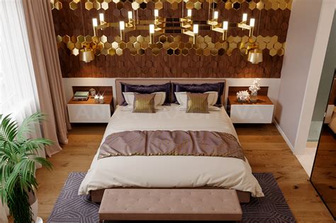 Thai style bedroom design on Behance