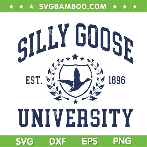 Silly Goose School University SVG PNG