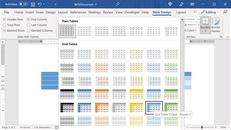 How to Create and Customize Tables in Microsoft Word - Make Tech Easier