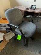 L-Shaped Office Desk with Rolling Chair - Pearce & Associates