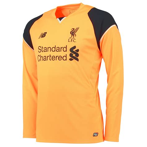 New Balance Liverpool Gold 2016/17 Long Sleeve Goalkeeper Jersey