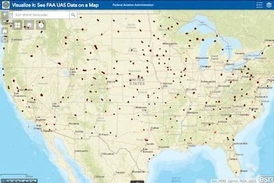 FAA Publishes First Set Of UAS Facility Maps | Aero-News Network