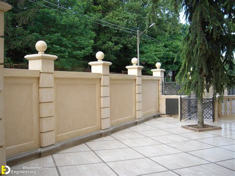 Marvelous Boundary Wall Design Ideas in 2022 | Compound wall design, Fence wall design, Gate ...