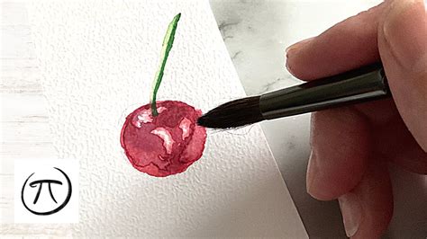 Paint a Cherry in Minutes! | Beginner Watercolor Tutorial - YouTube