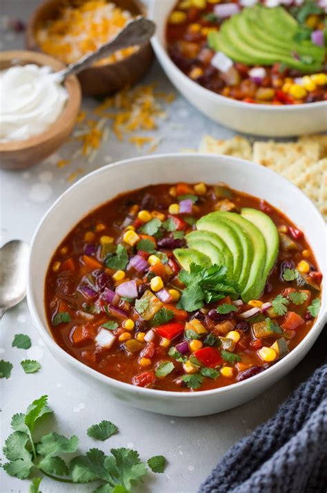 Vegetarian Chili - Cooking Classy