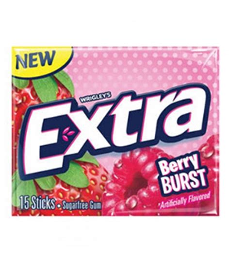 Wrigley's Extra Rockin Raspberry Lime Gum Sticks - Limited Edition ...