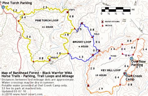 Bankhead National Forest Trail Map - Cordey Celestyna