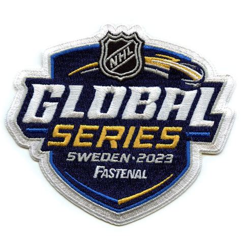 2023 NHL Global Series Jersey Patch Toronto Maple Leafs Minnesota Wild ...