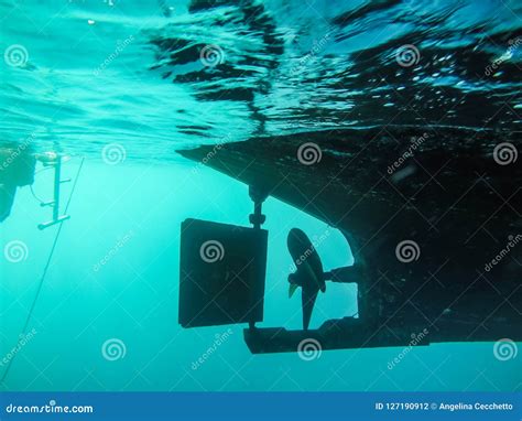 Underwater Boat Propeller in the Red Sea in Egypt Stock Photo - Image of blue, boat: 127190912
