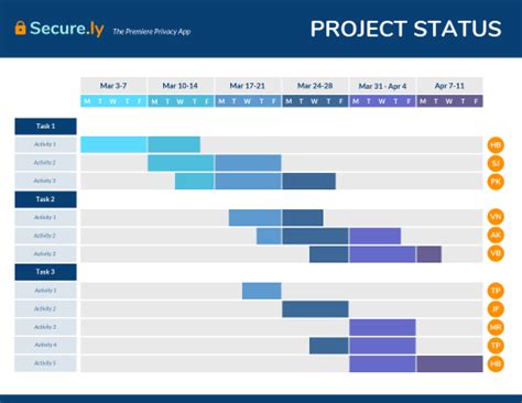 Creador de Diagrama de Gantt Online - Venngage