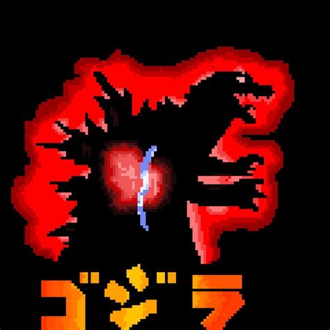 Godzilla 2000 Pixel Art | Godzilla Amino