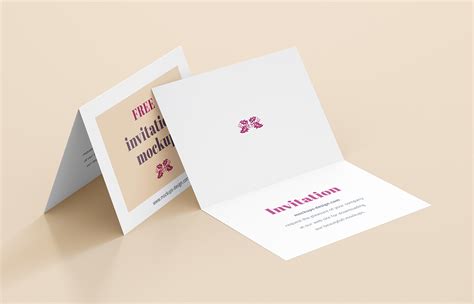 Free Invitation Mockup PSD — Free Mockup World