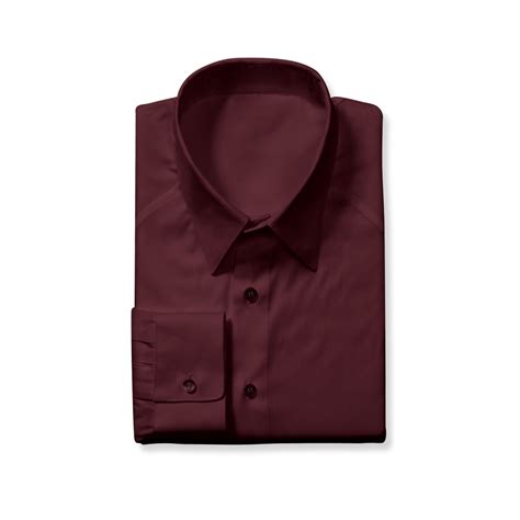 Maroon Dress Shirt