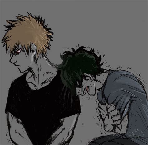 Bakudeku Sad - Zukich🐊 on Twitter in 2020 | Cartoon art, Cartoon pics ...