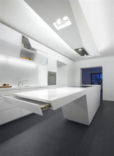 33 Modern white contemporary and minimalist kitchen designs