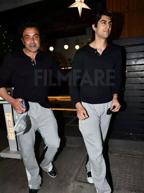 Pictures: Bobby Deol and son, Aryaman Deol photographed | Filmfare.com