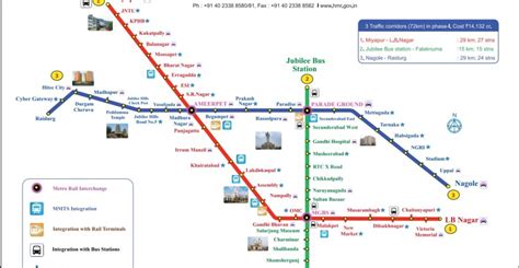 Metro rail route in hyderabad - virtwet