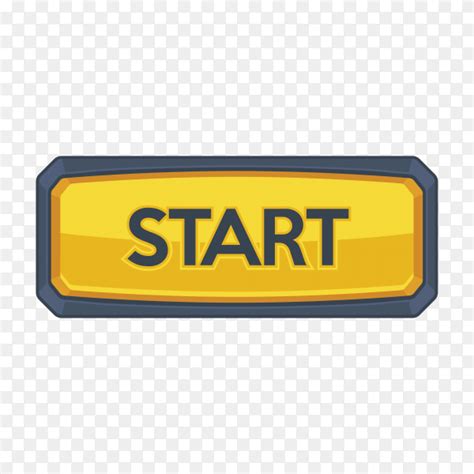 Start button icon on transparent background PNG - Similar PNG