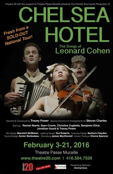 Acclaimed Chelsea Hotel: The Songs of Leonard Cohen